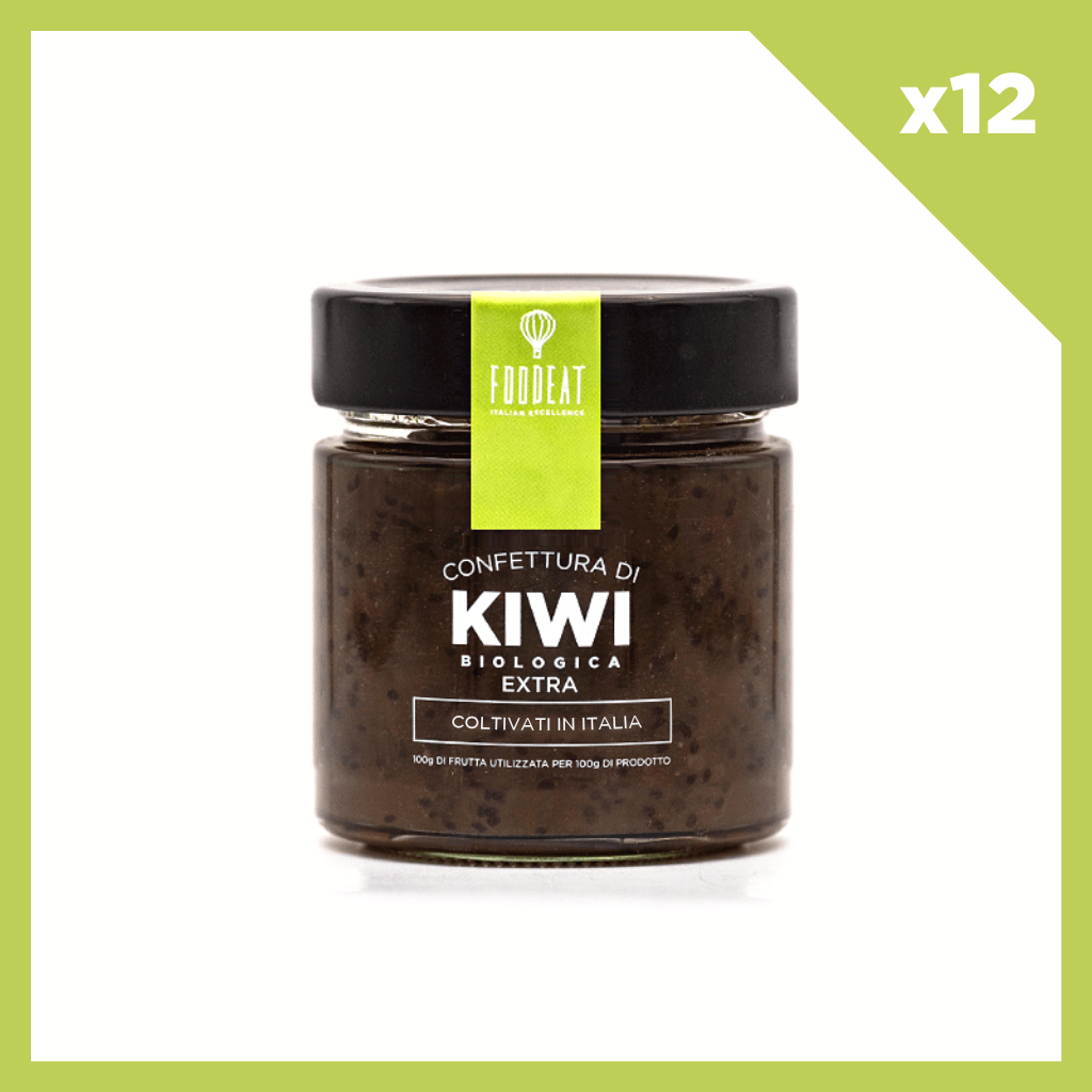 Box da 12-Confettura di Kiwi Biologici - 250g