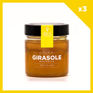 Box da 3-Miele di Girasole Biologico italiano