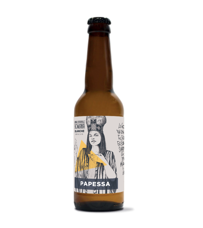 Birra Artigianale Romana PAPESSA (Blanche)